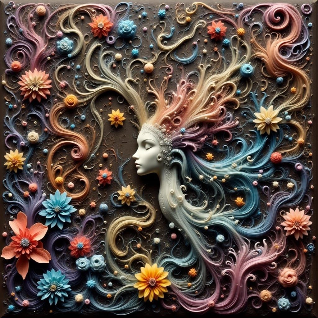 Vibrant Druthers Apparatchik in Organic Textured Embossed Fo...