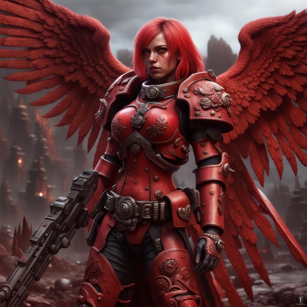 Blood Angel in Warhammer 40k Landscape