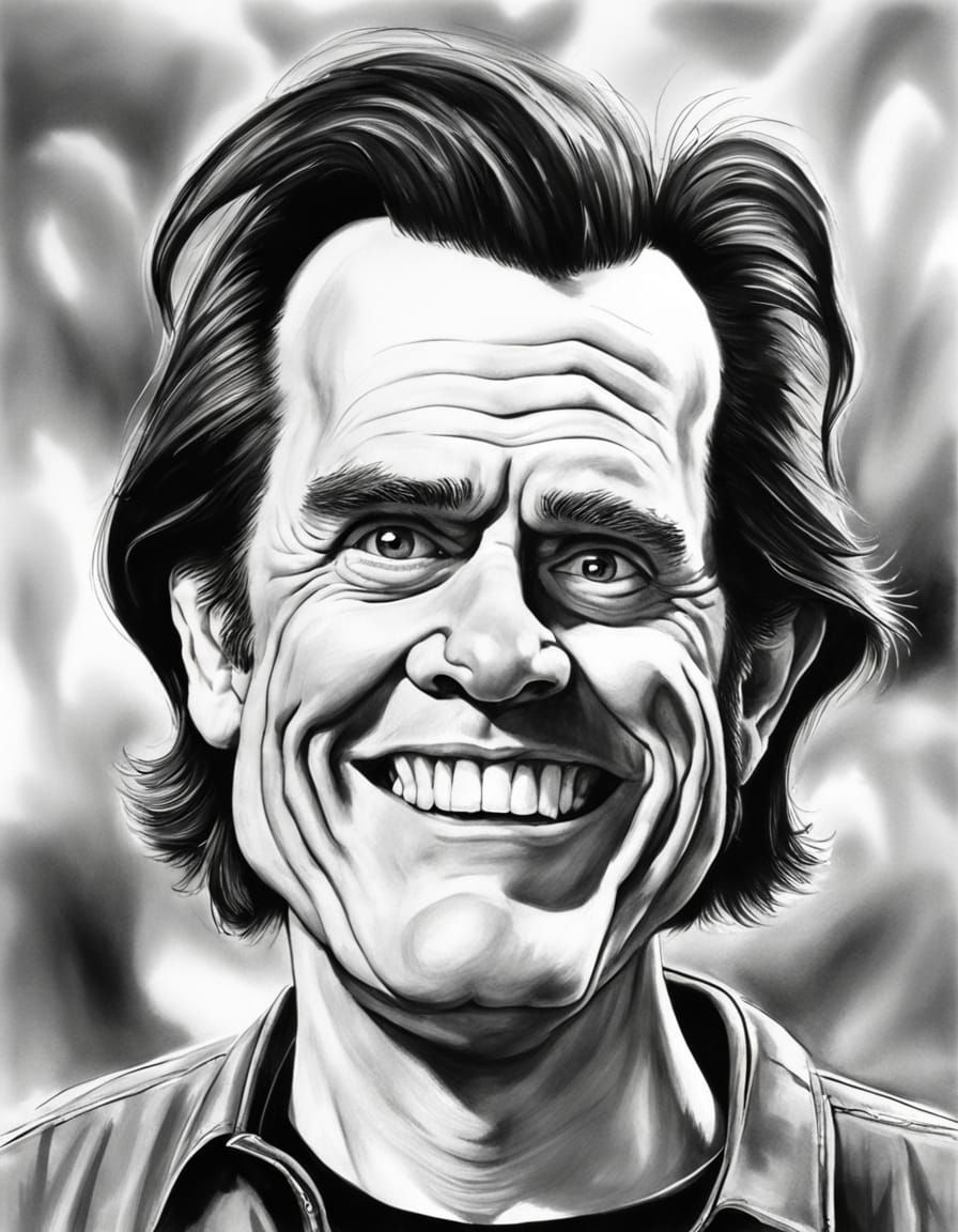 Jim Carrey caricature