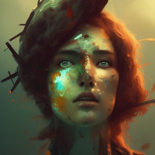 Gritty Intergalactic Cowboy Portrait in Photorealism HDR