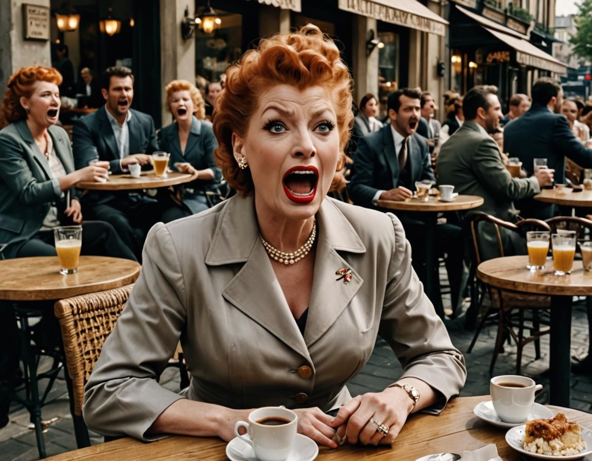 Lucille Ball's Seagull Outburst in Paris