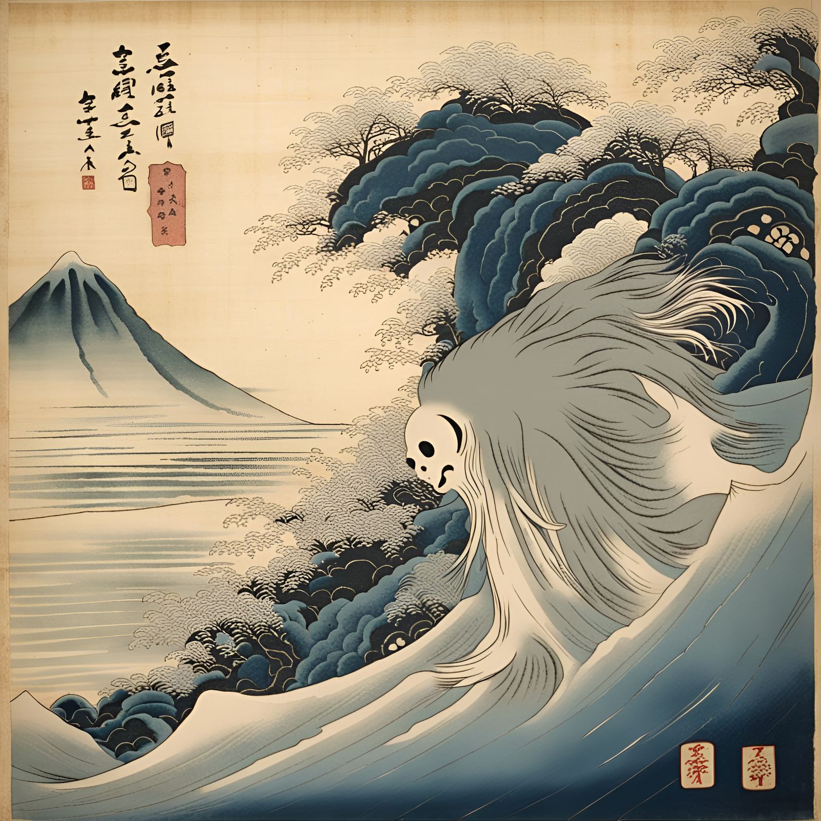 Hokusai Revisited (One Hundred Ghost Stories)