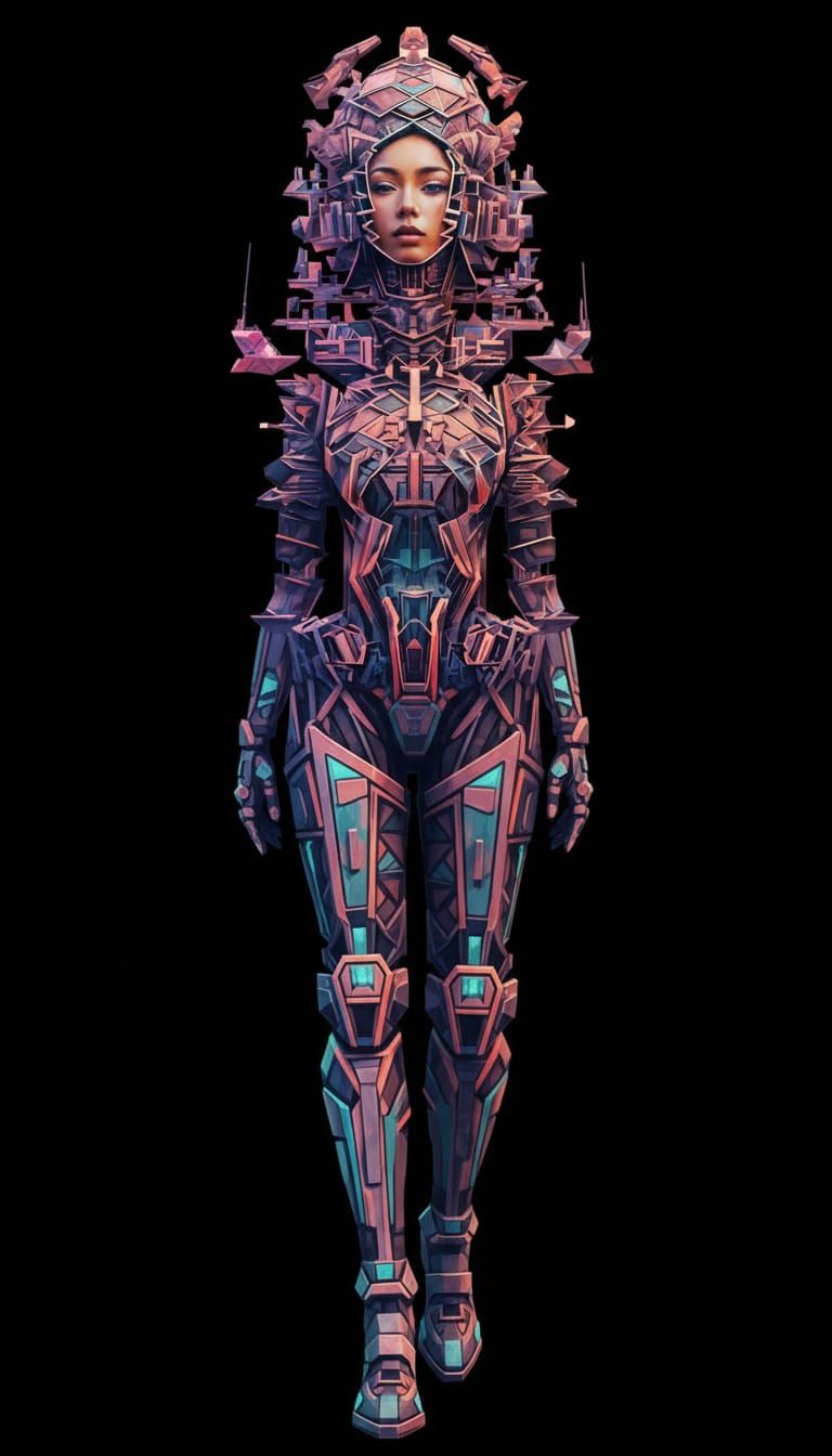 Full Body Character Portrait with Thigh-High Boots