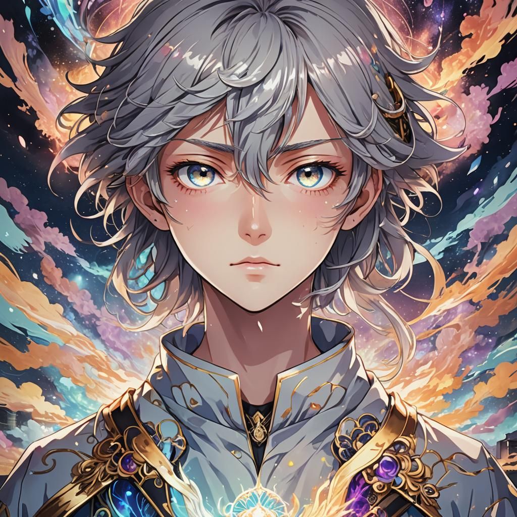 Saint's Gaze: Anime Key Visual Portrait