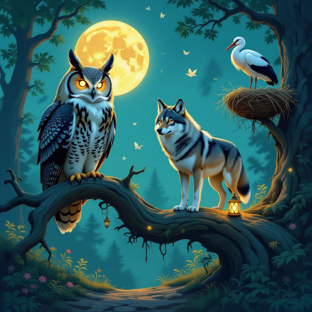 Mystical Ukrainian Totem Animals in Magical Realism