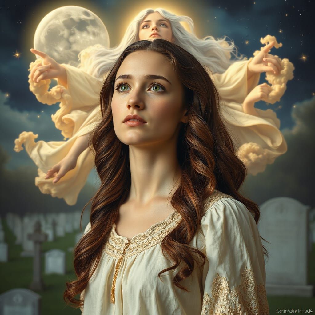 Mum M, Myste, saying goodbye to her Mother.