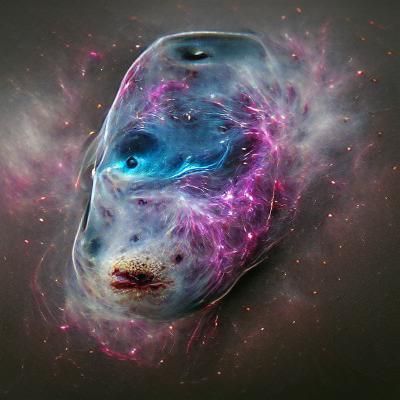 Colorful Nebula in Space