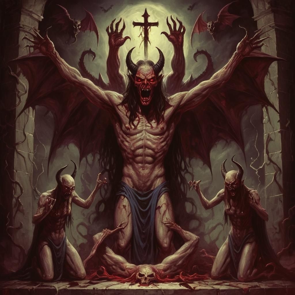 Demonic Occult Worship in a Nightmare