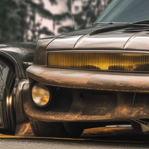 Hyperdetailed Cars in Dark Fantasy Style