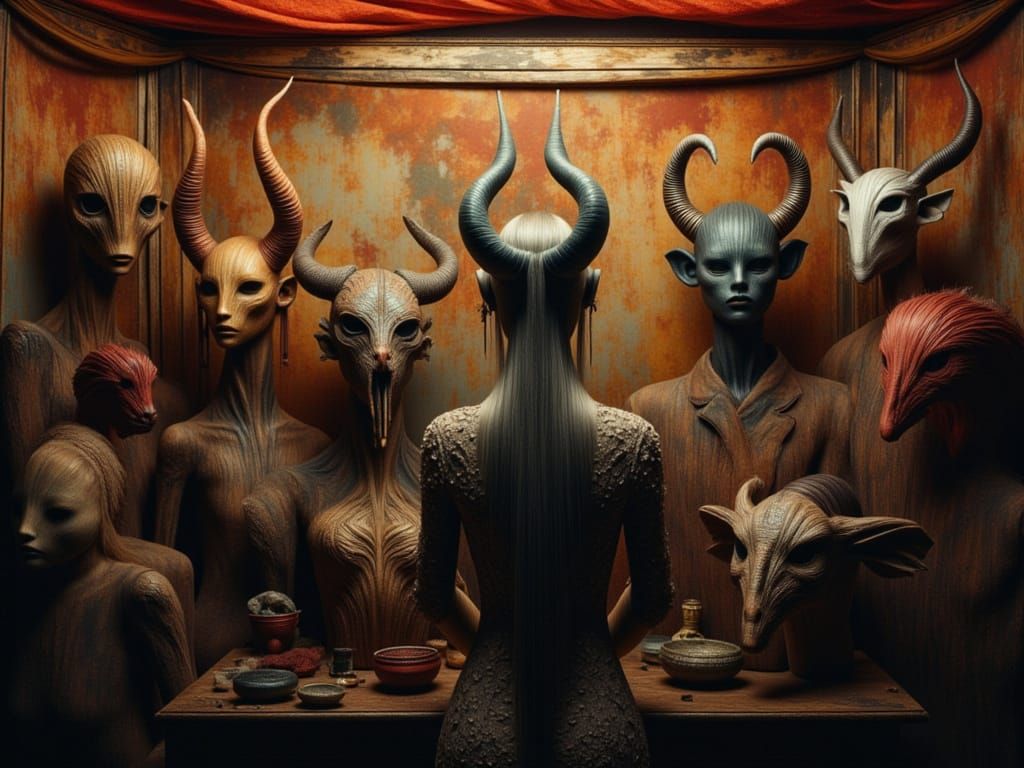 Magical Market: Tamed Demons on Display