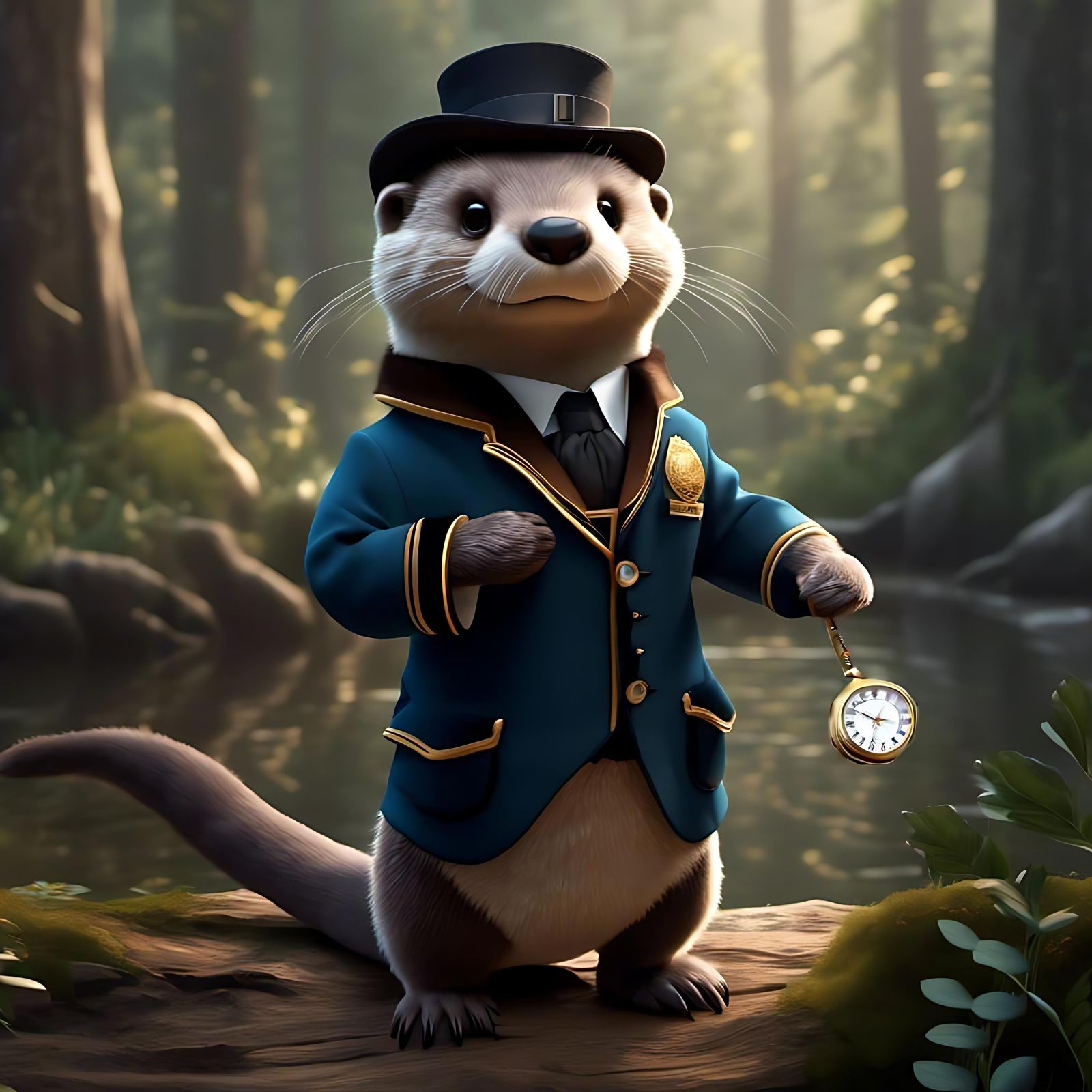 The Dapper Otter’s Day Out - Stuffed Animal