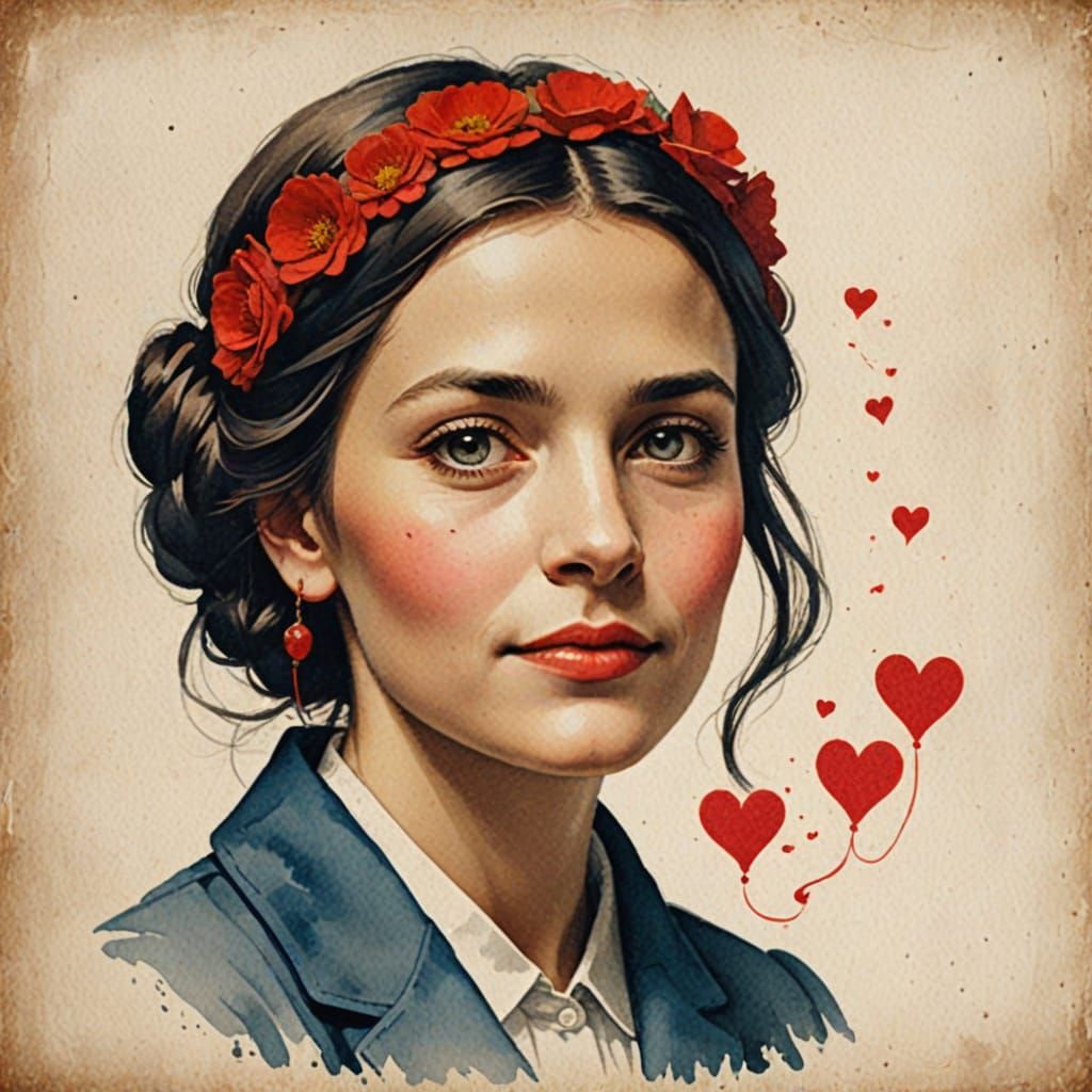 Abstract Representation of Love's Complexities