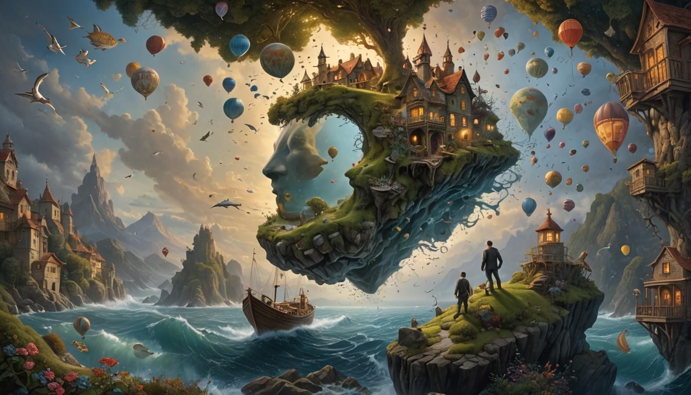 Surreal Sunken Reality Inspired by Morski and Amaringo