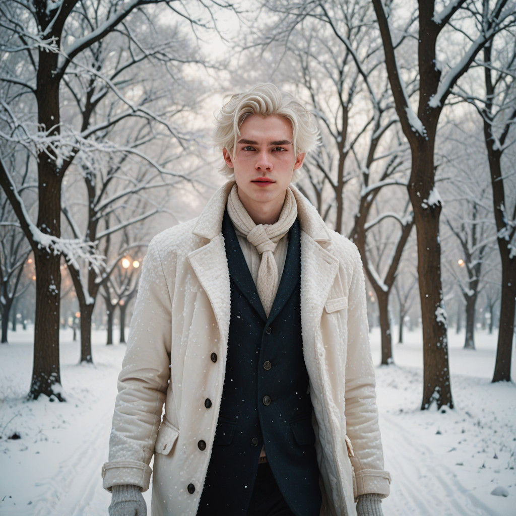 Beautiful Lad in White 241215D