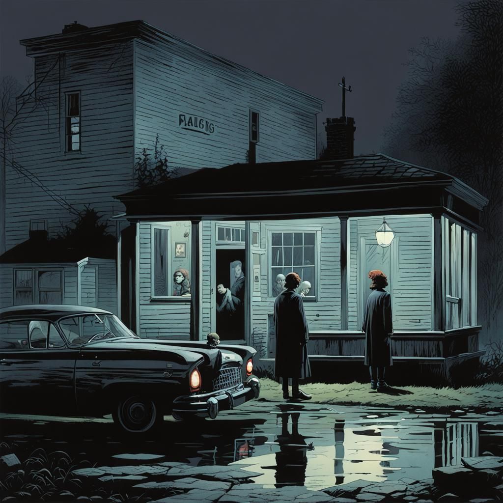 Mignola and Crewdson Styles Image