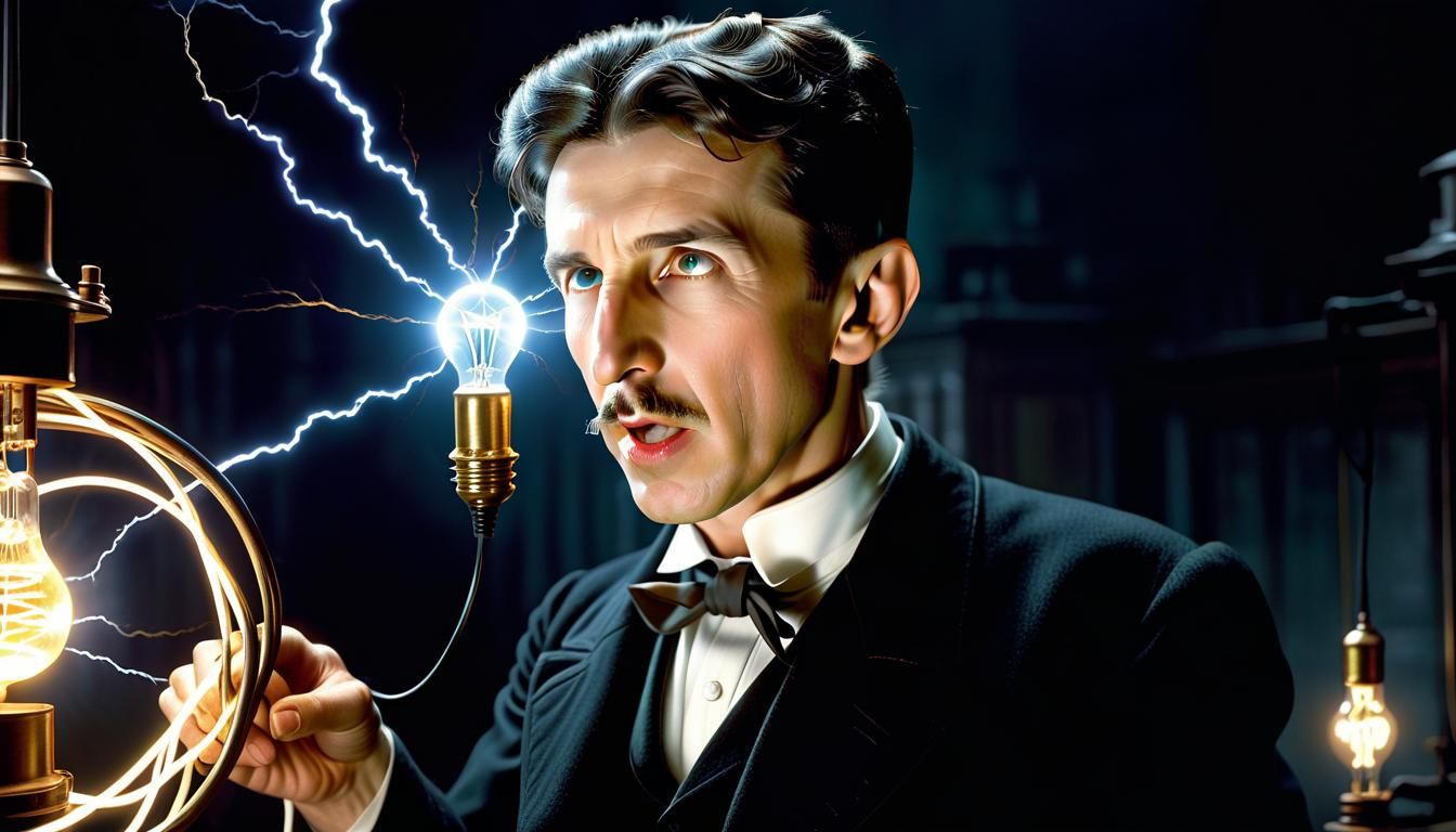 Tesla Discovering Electricity