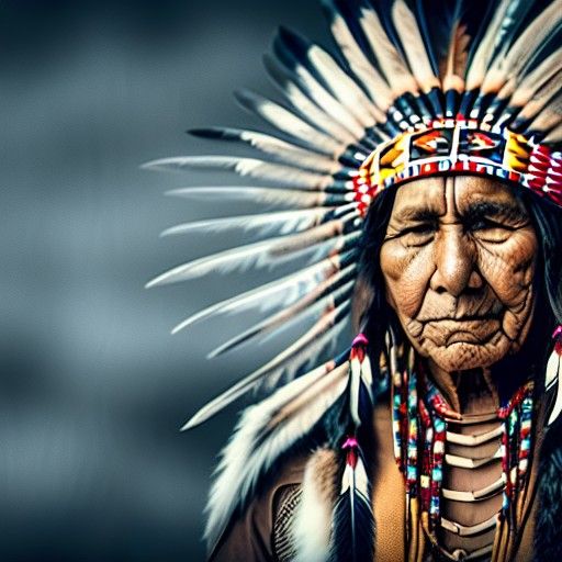 Magical Native American Figure