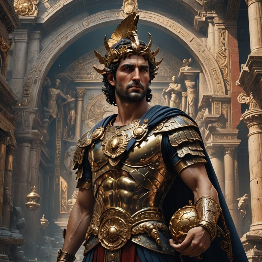 Mercury, Roman God: Detailed Fantasy Concept Art