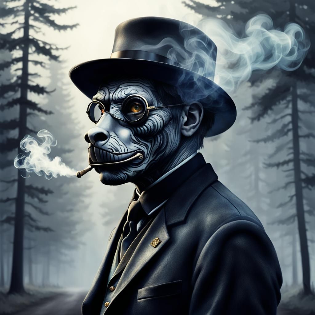 Smoky Image Generated by AI