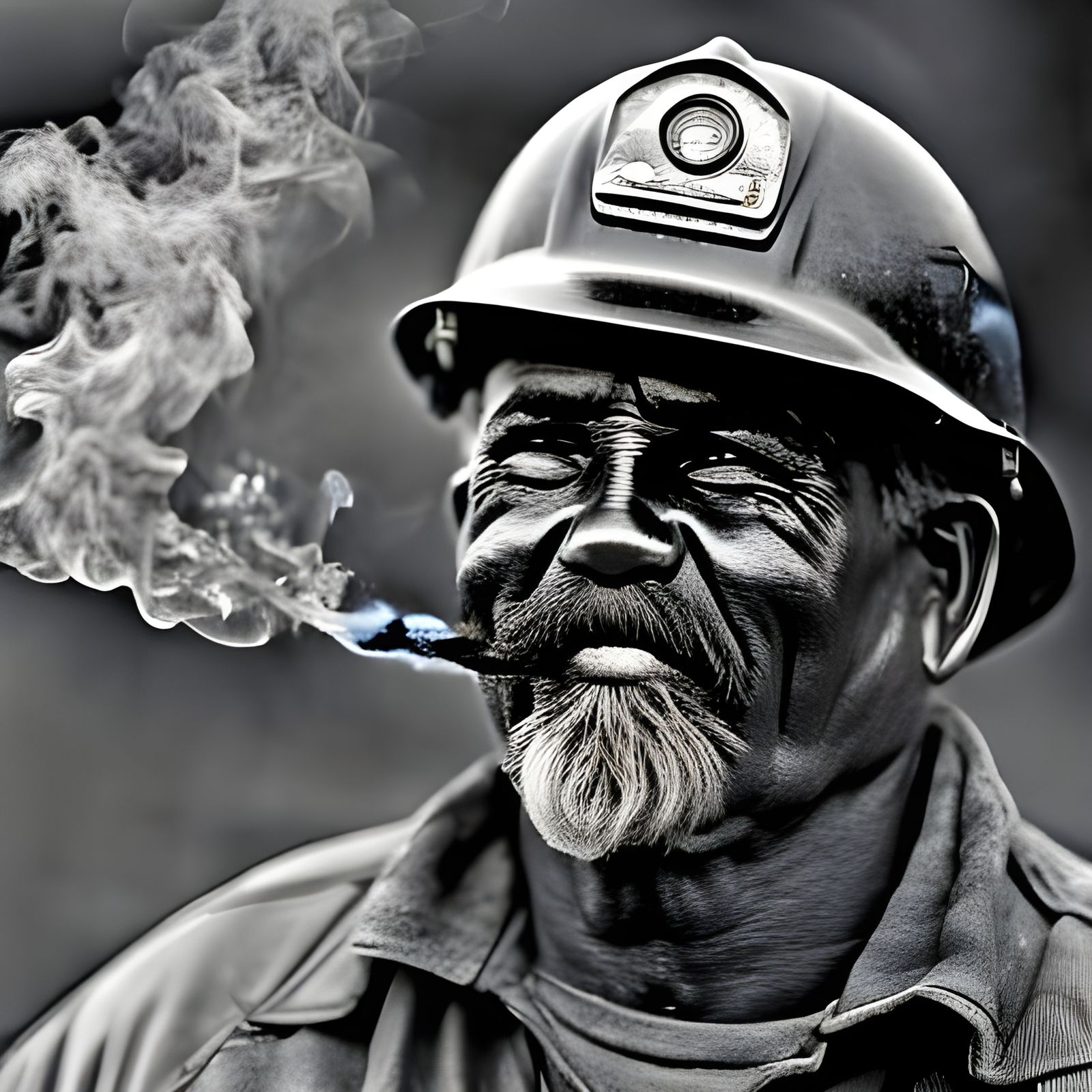 Smoking coal miner v2