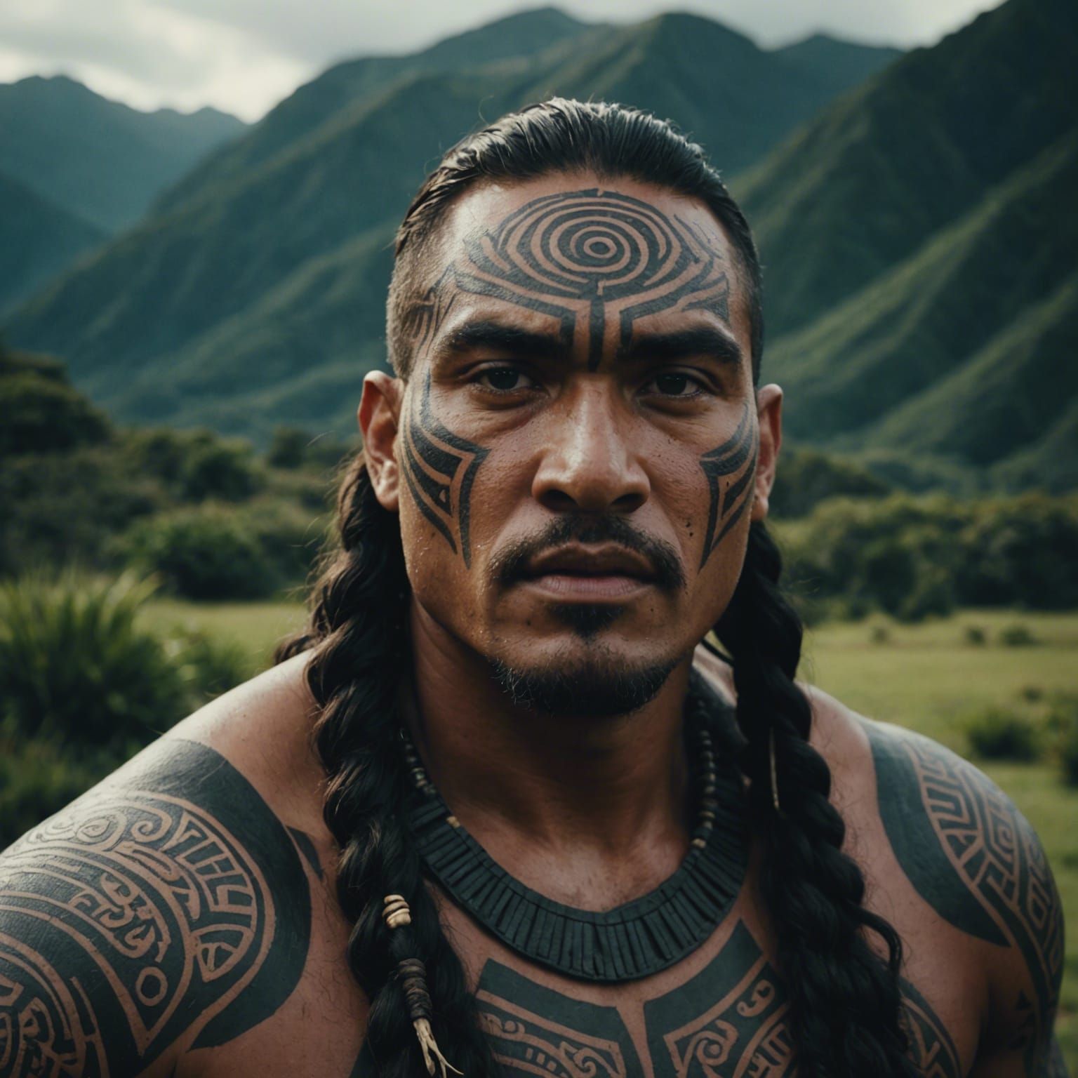 Dramatic Wai Maori Film Still