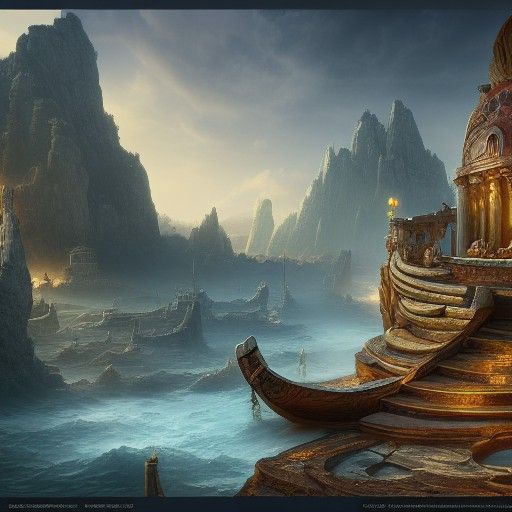 The Odyssey: Detailed Matte Painting in Deep Color