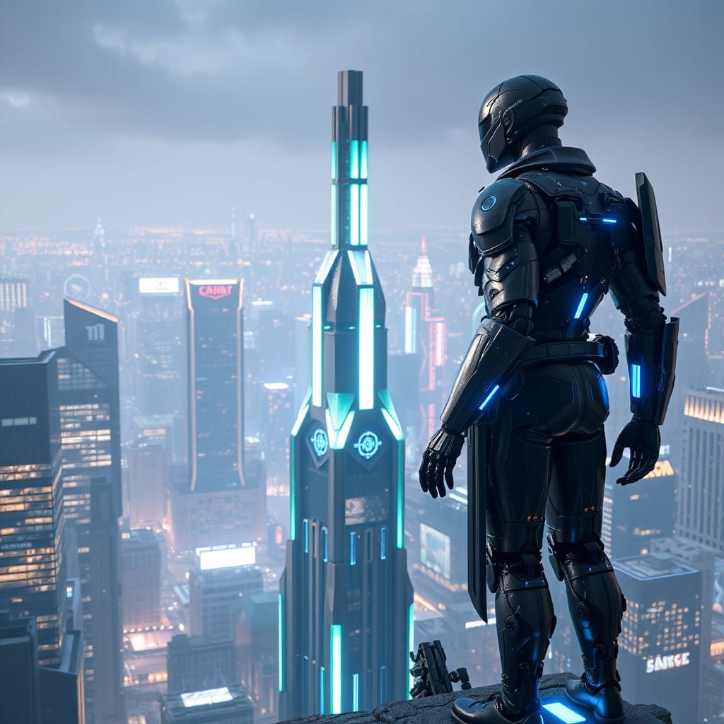 Cybernetic warrior...