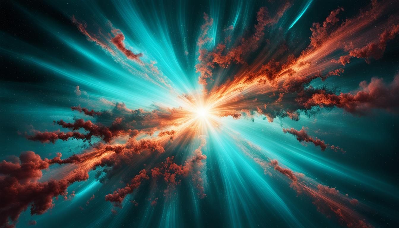 Cosmic Implosion with Light Rays and Dust Clouds