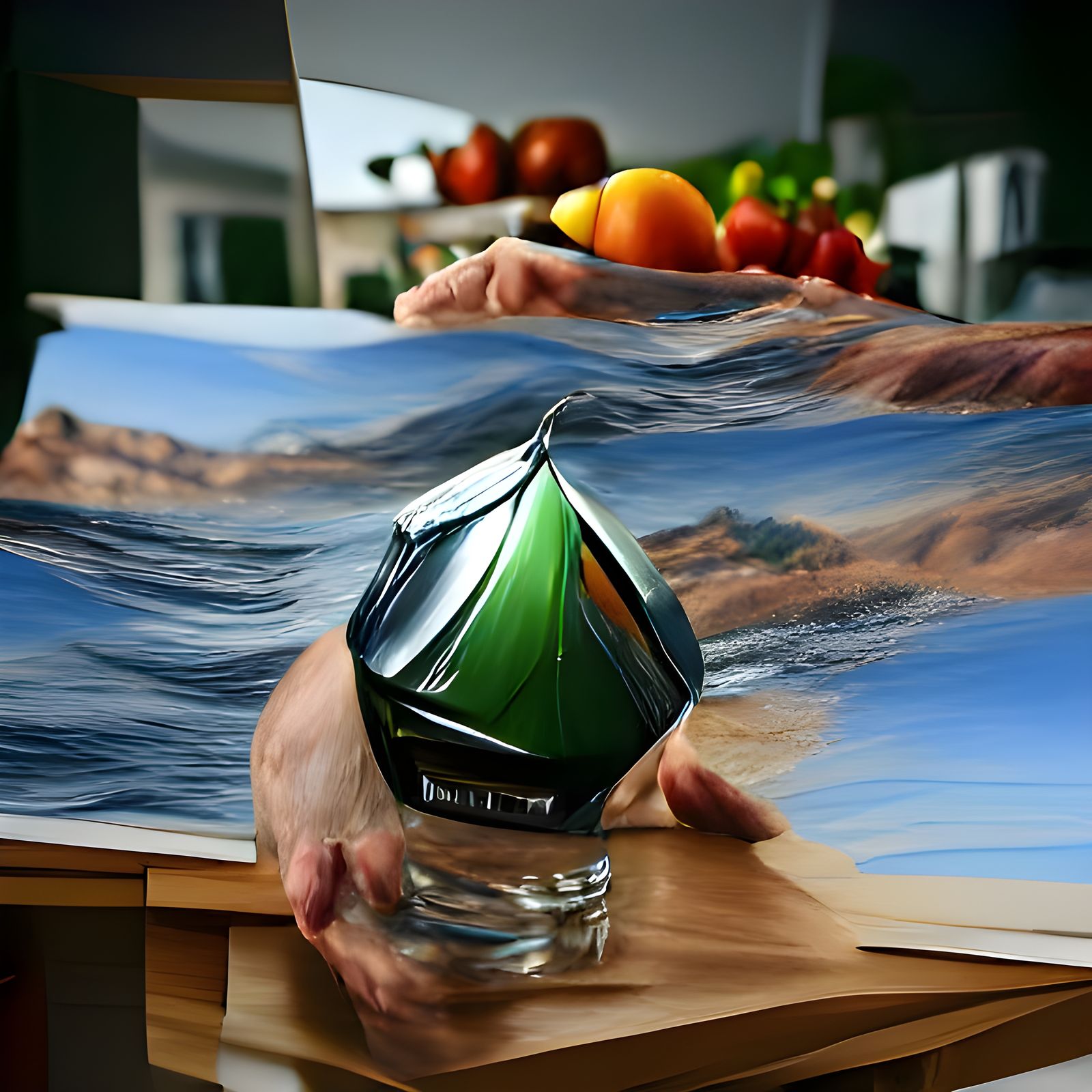 Hyperrealistic Horizon: A Stunning Visual Landscape
