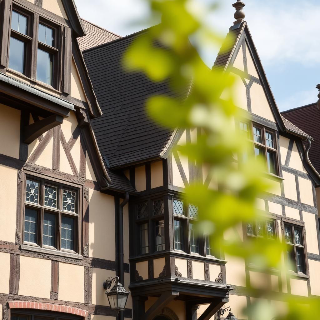 Tudor Architecture in Natural Lighting
