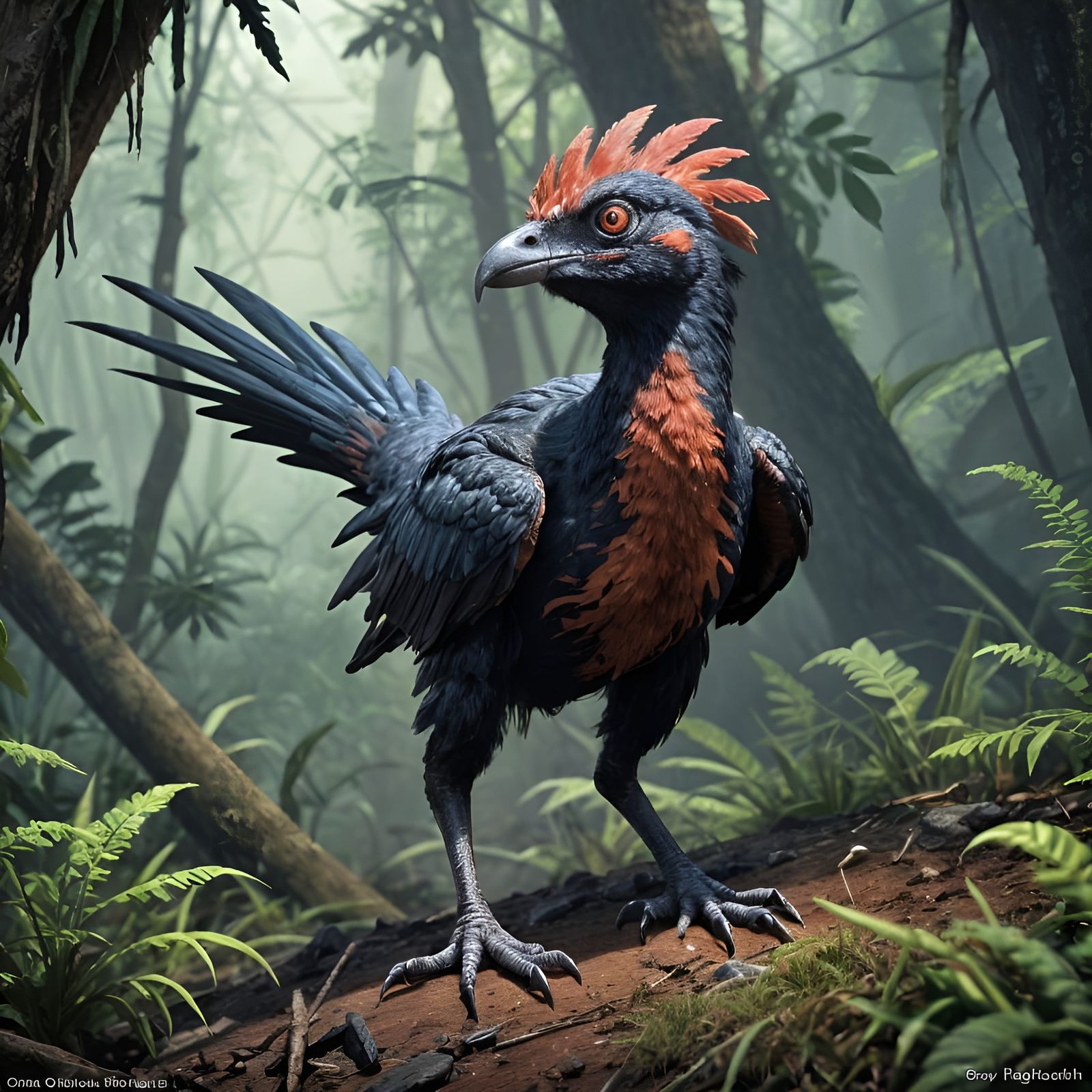 Anchiornis - Diet:
    carnivorous, 
Teeth:
    many small, ...