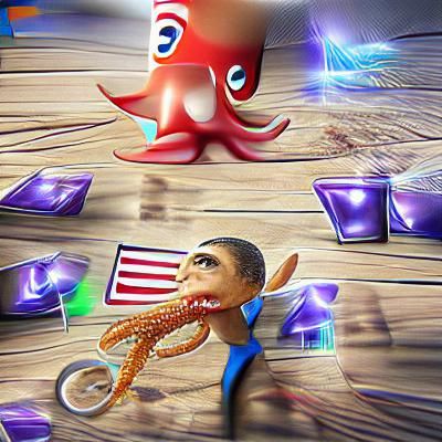 Obama Squid Game Challenge in 3D