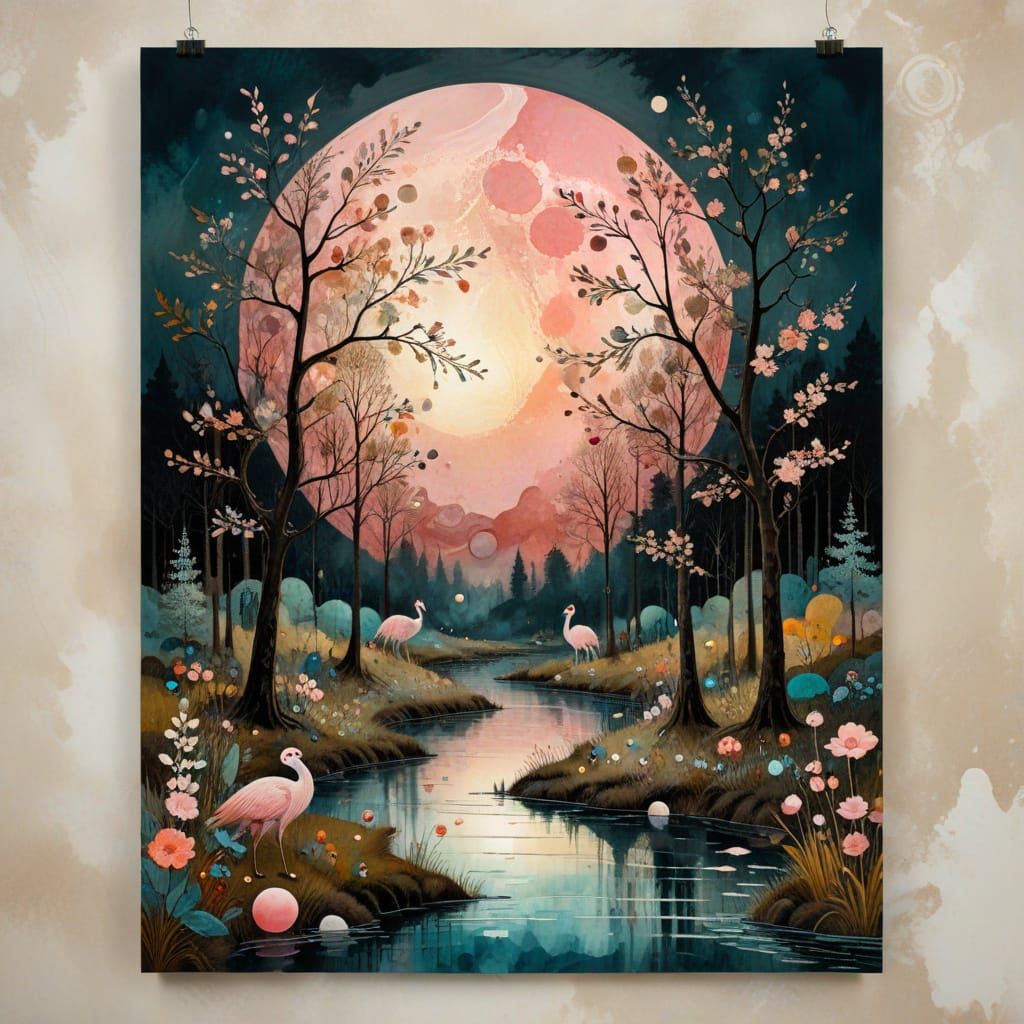 Cosmic Dance of Shapes and Creatures