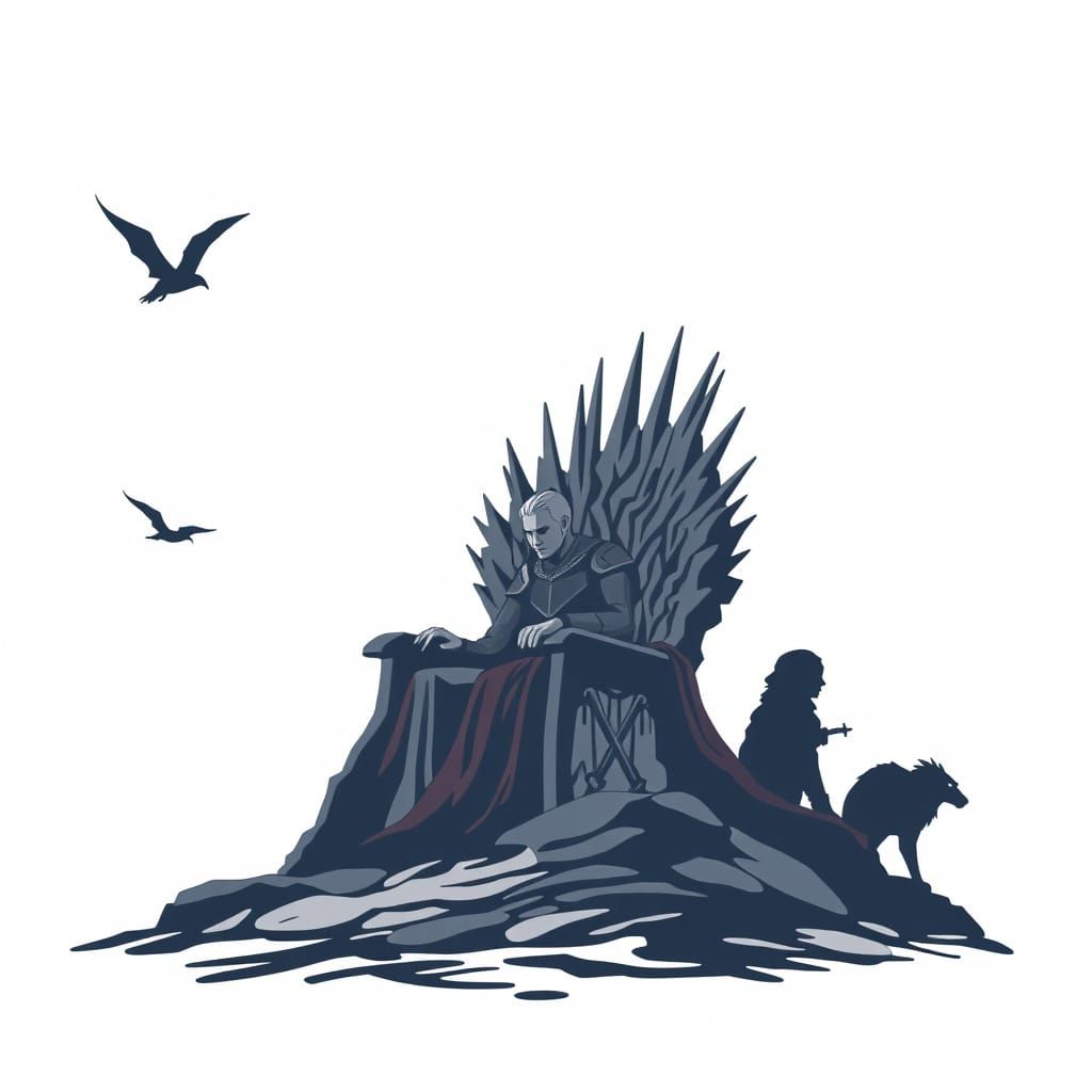 Epic Fantasy Scene in a Medieval Aesthetic