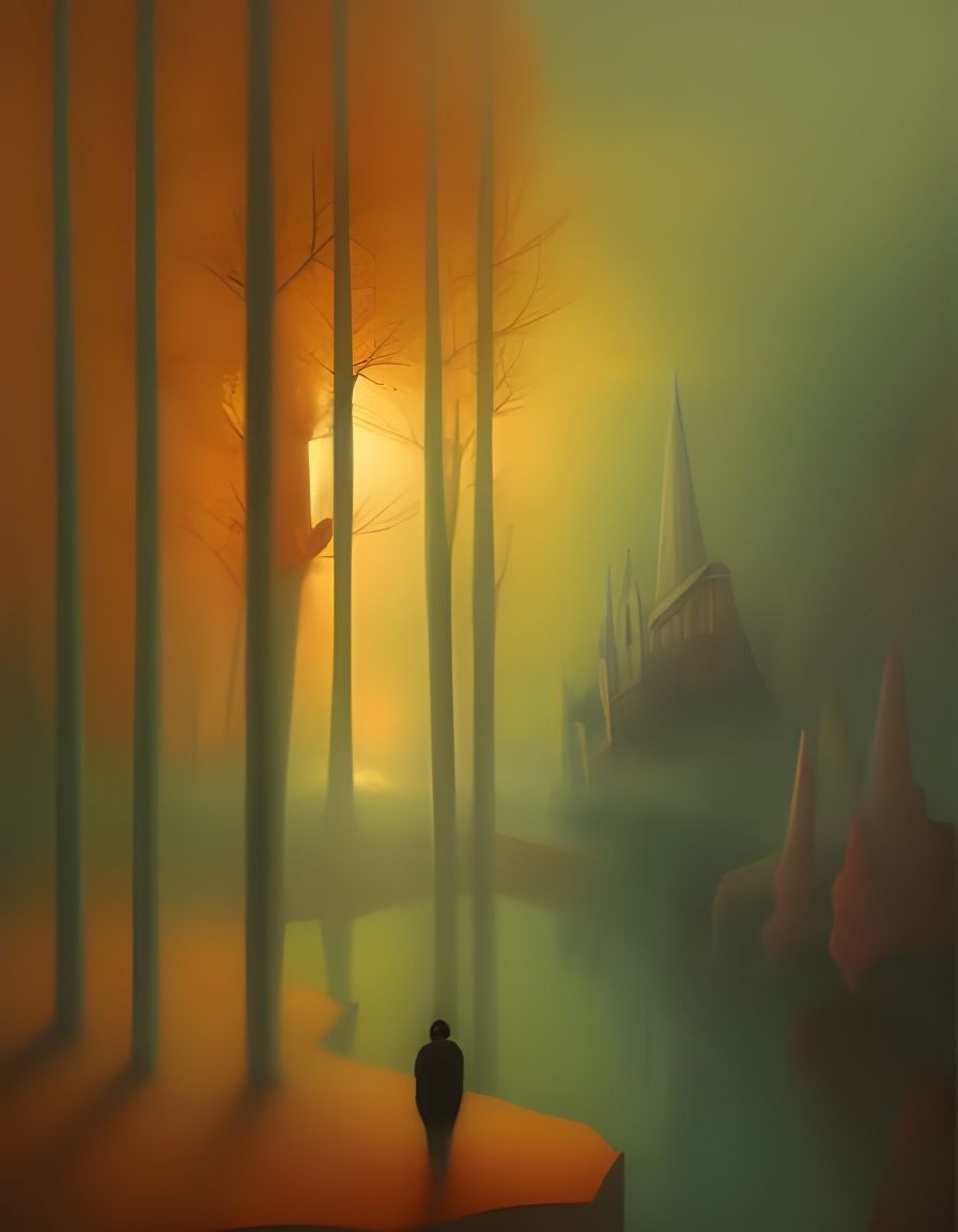 Ethereal Submarine City in Steamnouveau Style