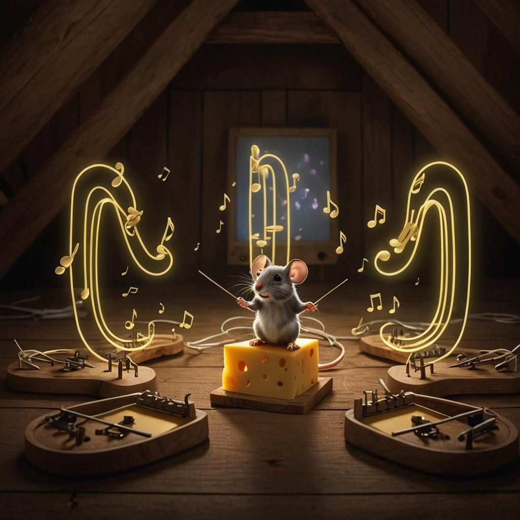Mouse Orchestra: Musical Traps in Wooden Attic