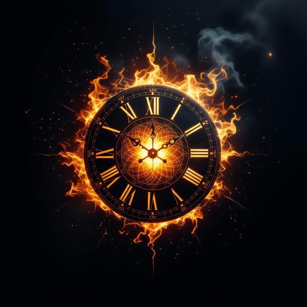 End of Time: A Stark Black Void