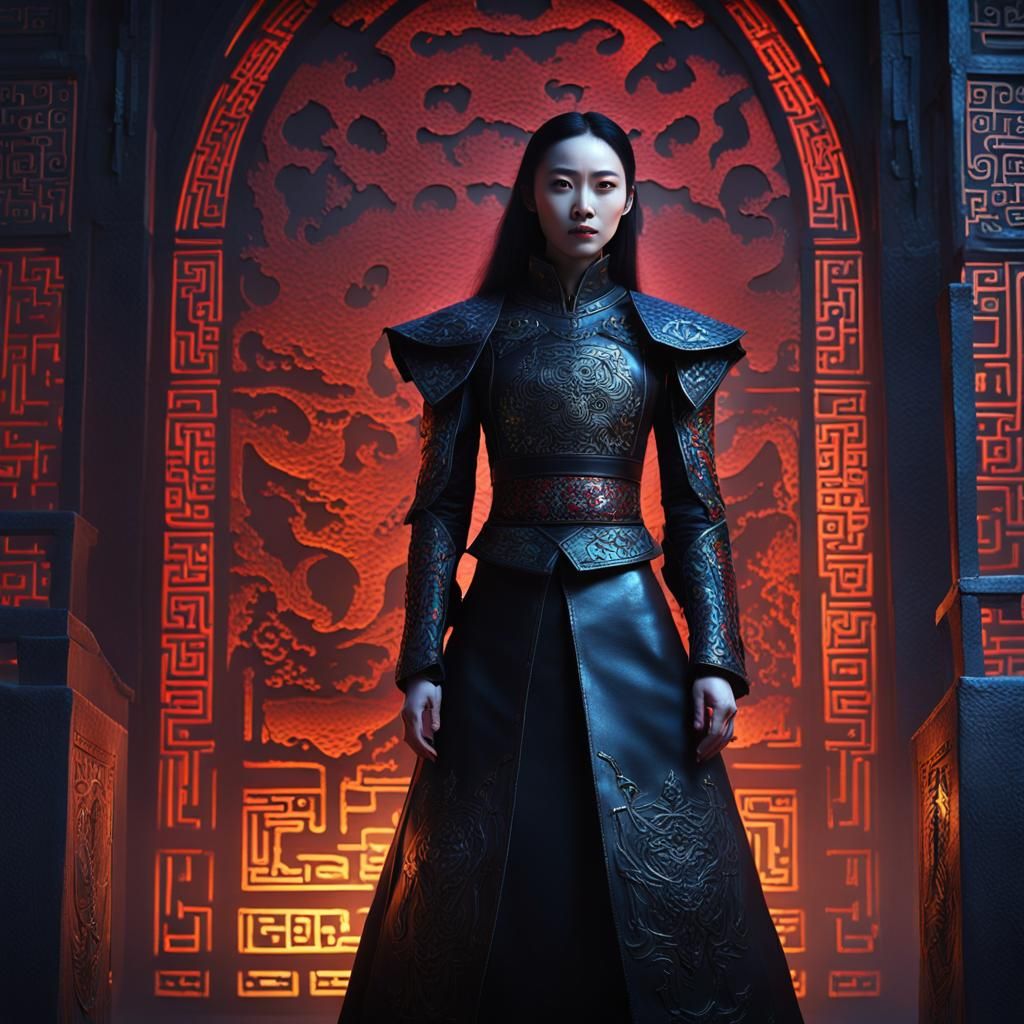Chinese Vampire in Leather: Fantasy Realism