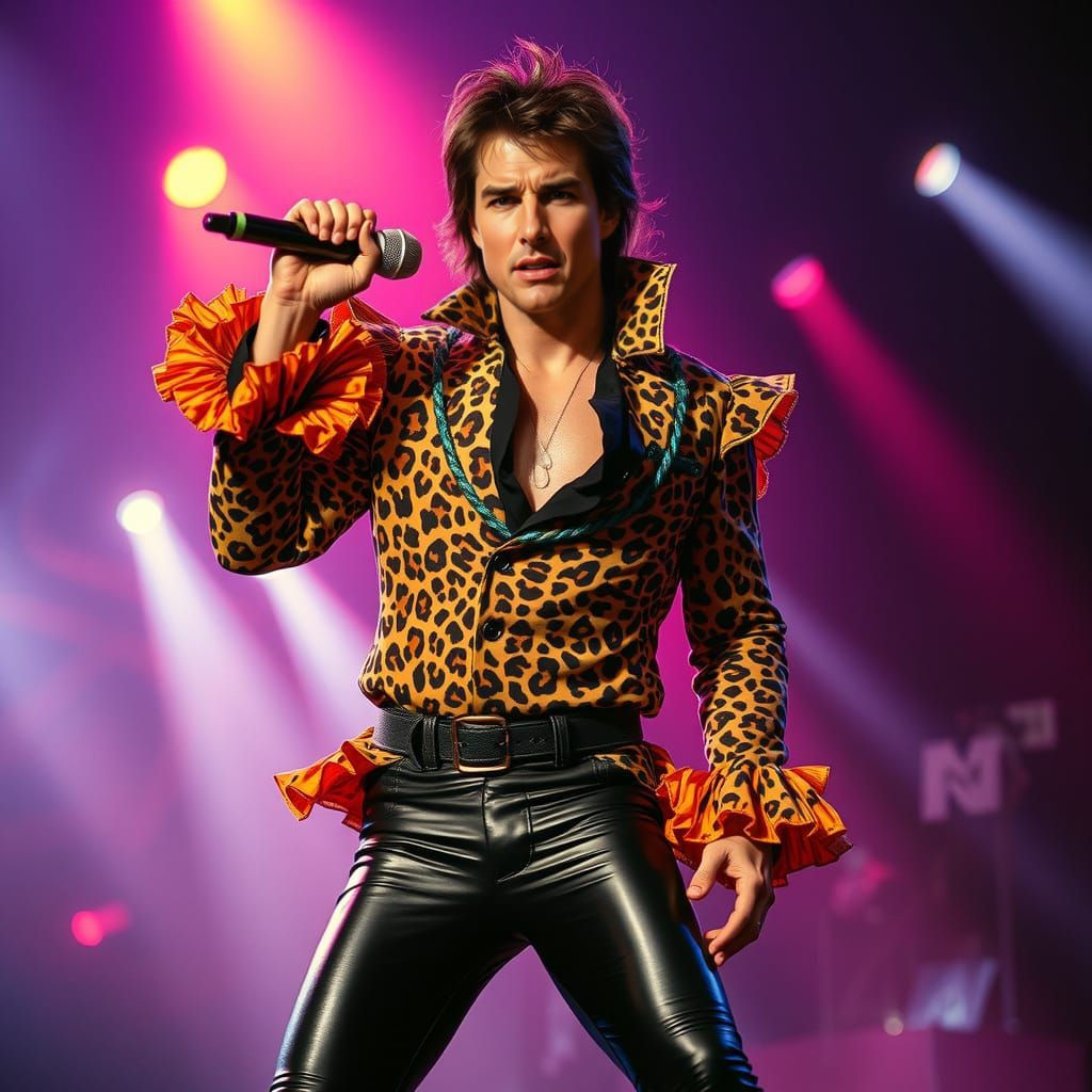 Charismatic Frontman of 80's Glam Rock