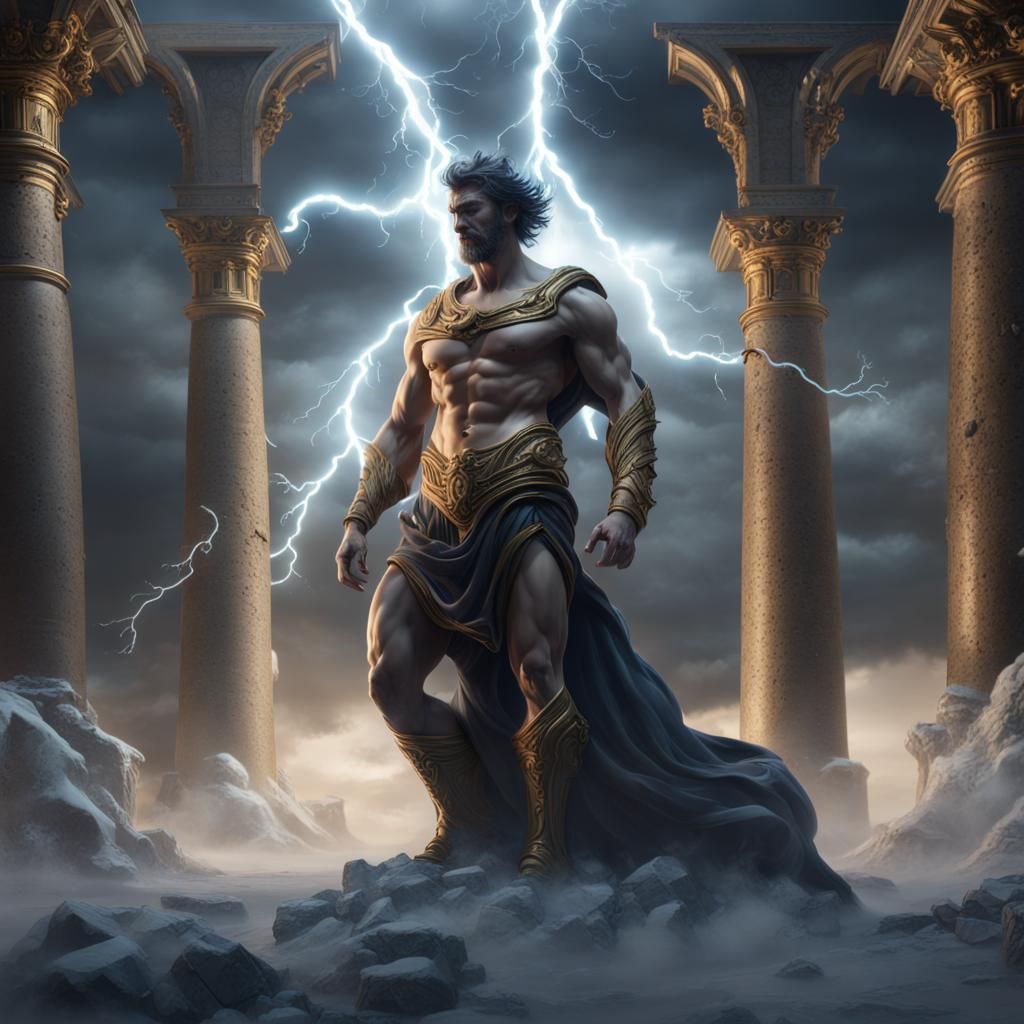 Greek God of Winter Storms and Tornadoes
