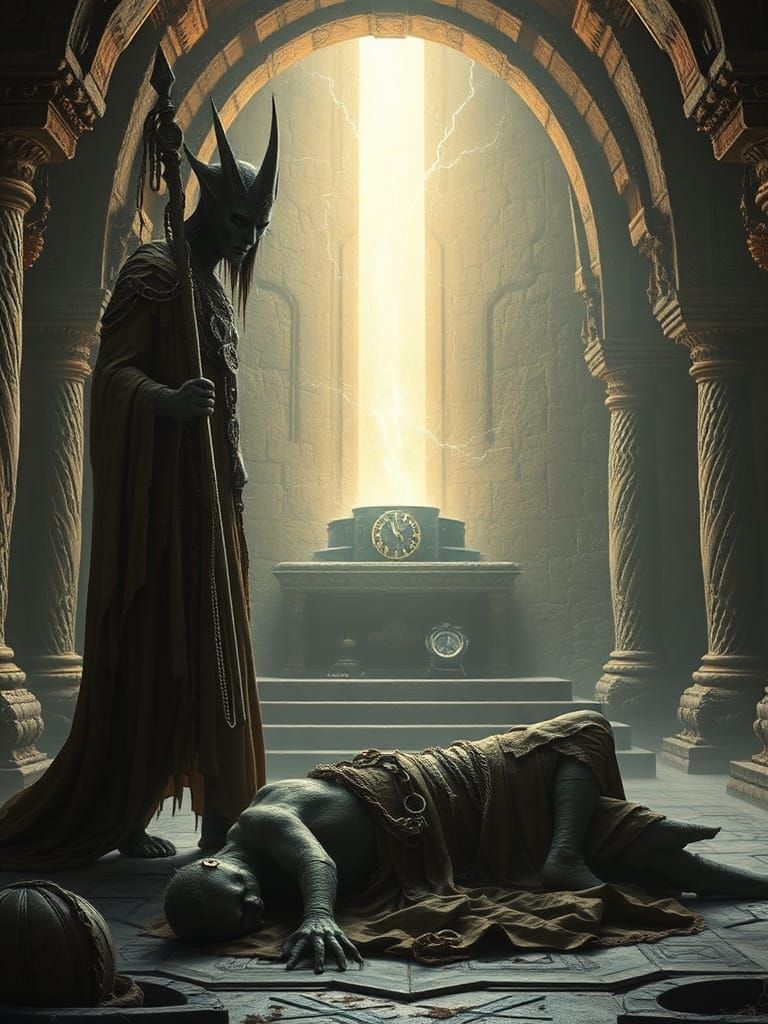 Ancient Spectral Guardian in Time Chamber