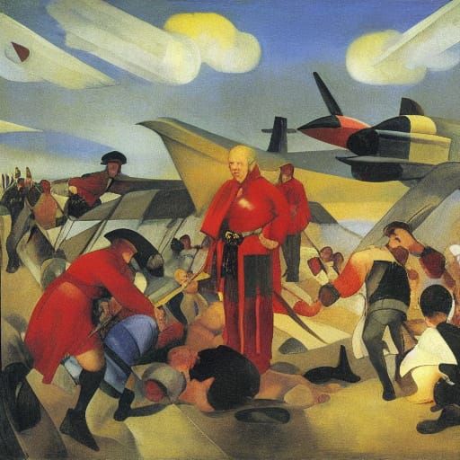 Fighter Pilot vs Cardinal's Guards: Saryan and Macke Style