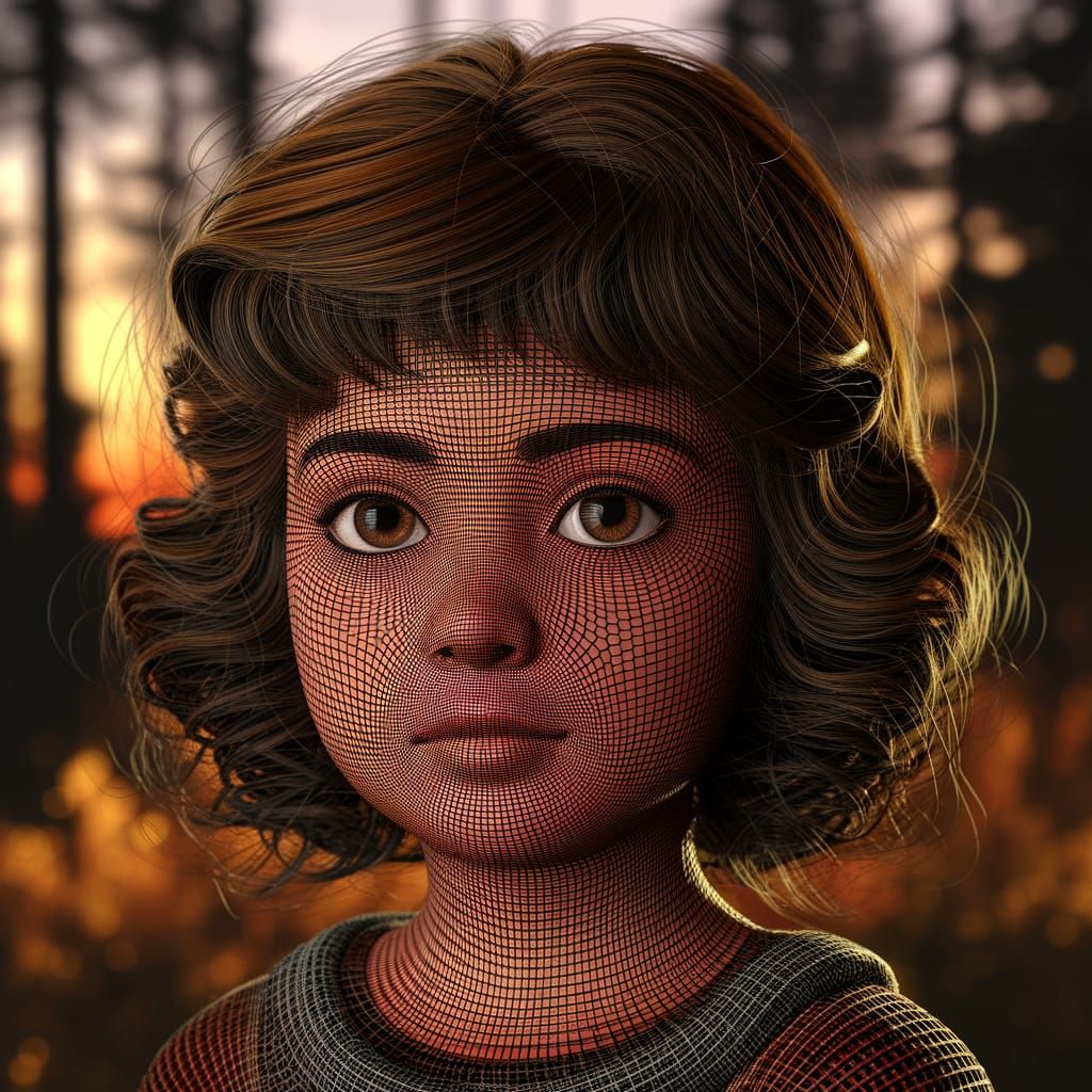 Intricate Crosshatching Portrait in Gustave Doré Style