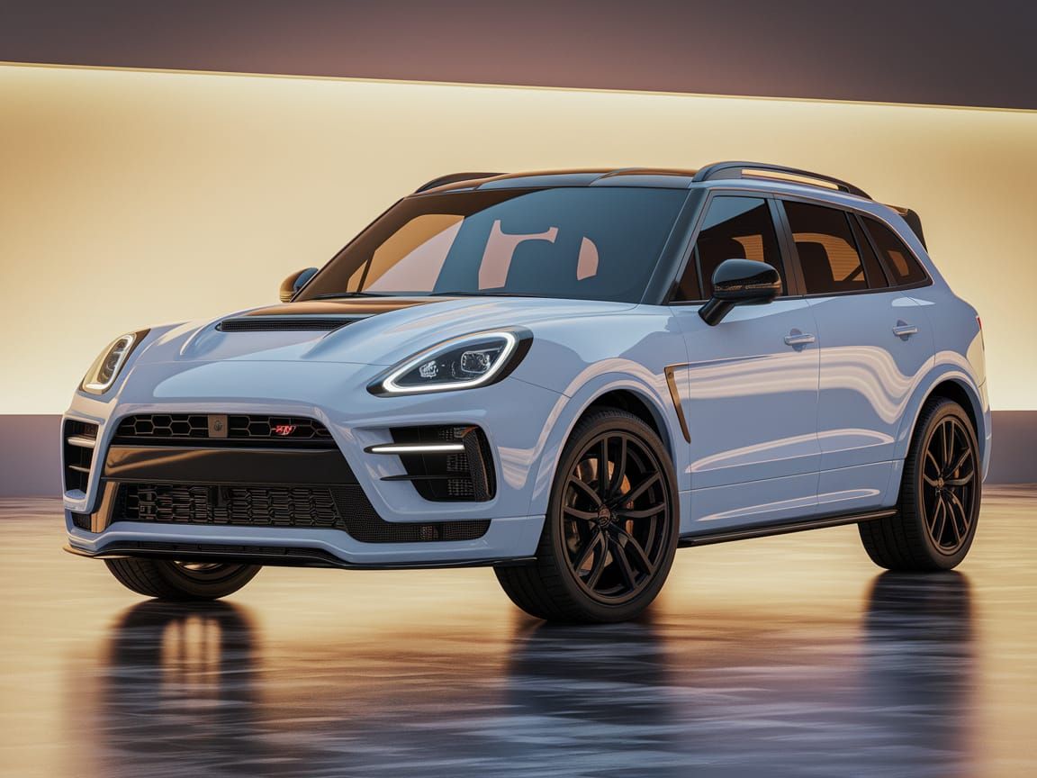 Luxury American Performance SUV Showcased in Studio