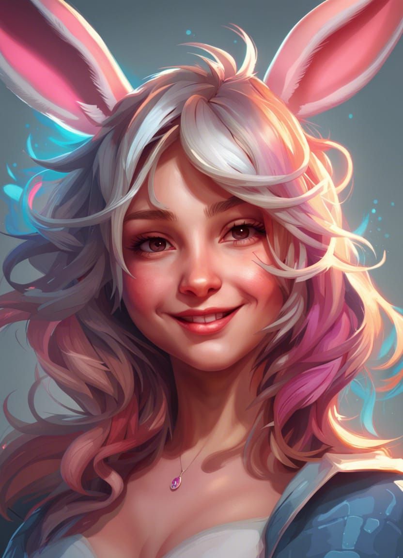 Happy Bunny Girl