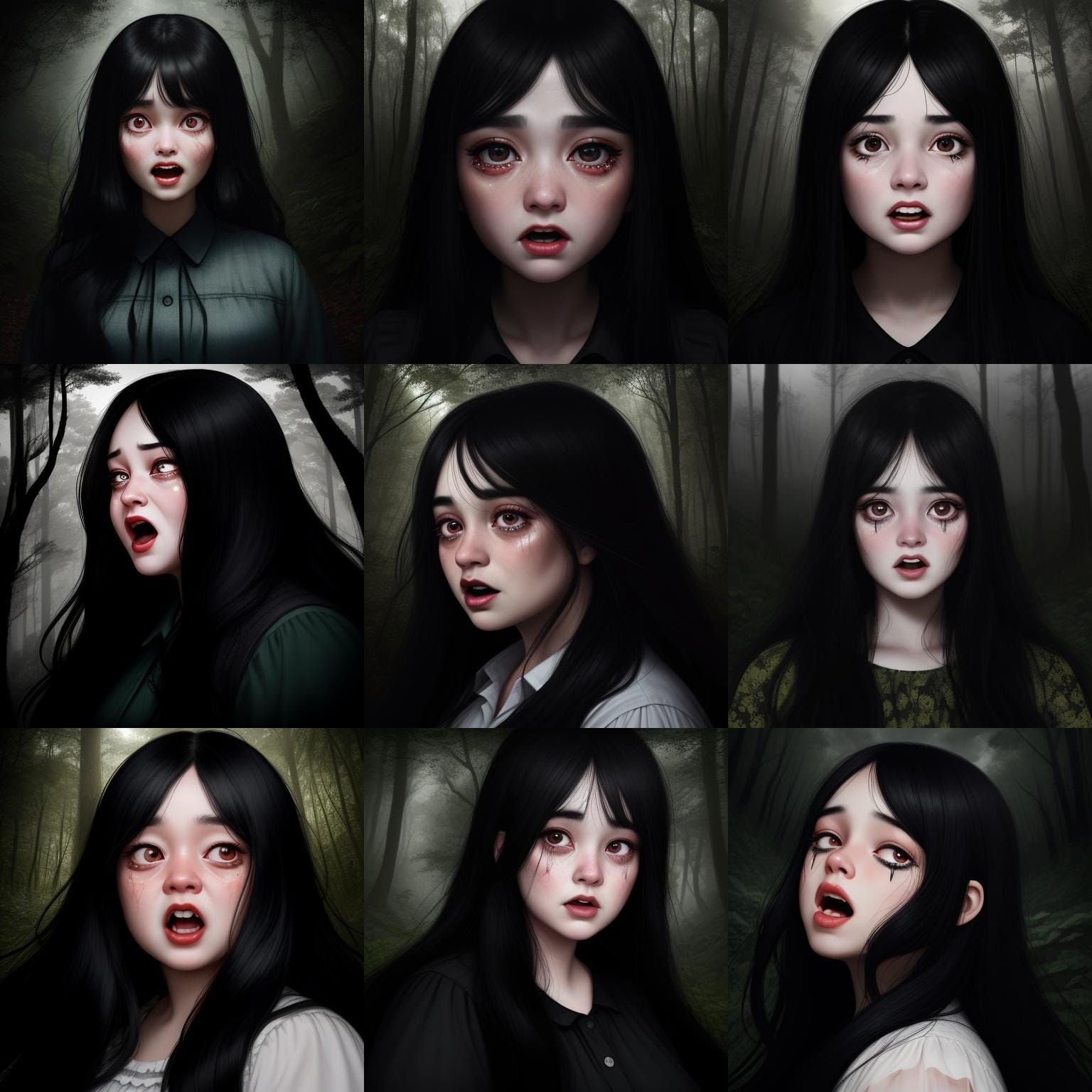 Emotional Woman Portrait in 8k Resolution