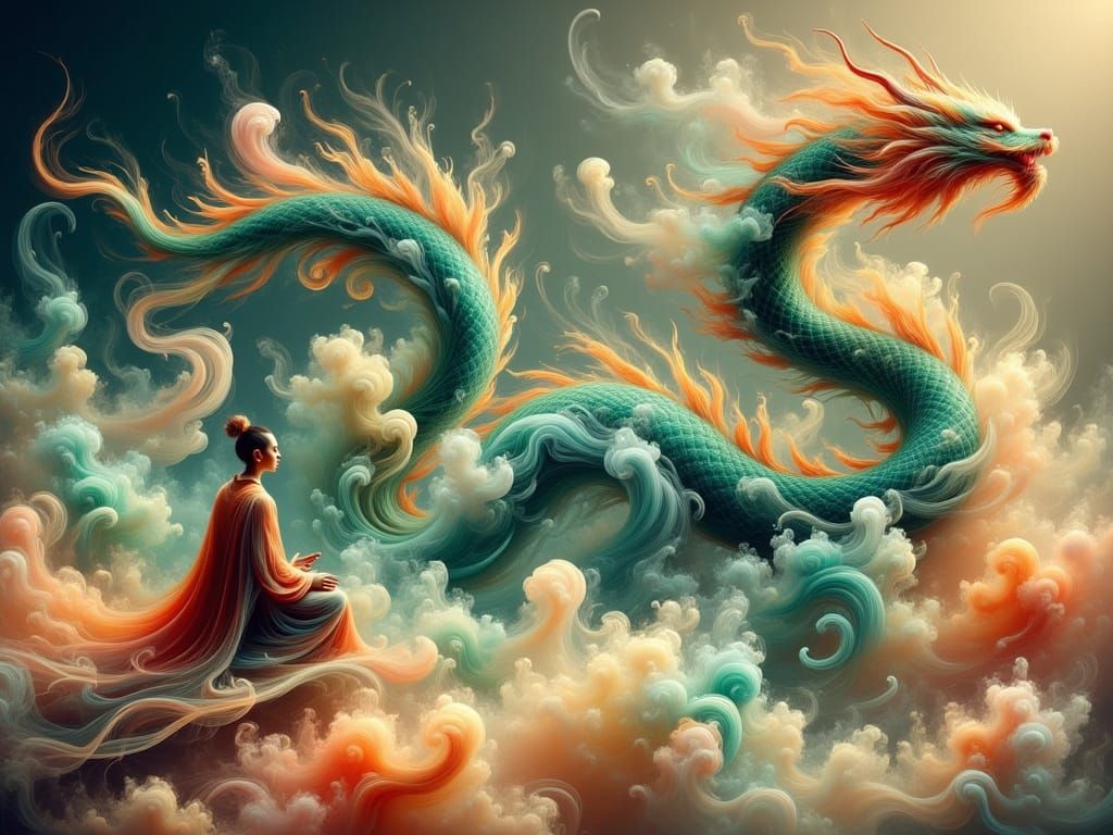 Mystical Dragon Dance with Taoist Monk