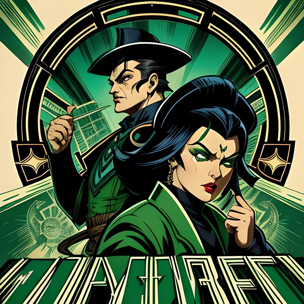 Rita Repulsa Propaganda Poster in Art Deco Style