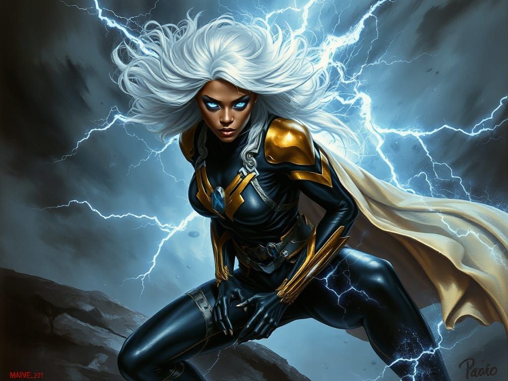 Storm Summoning: Dark Fantasy Superheroine