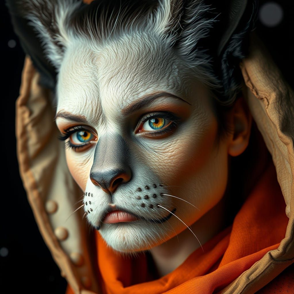 Un cap al unui bărbat utopic frumos, cu piele întunecată și ...